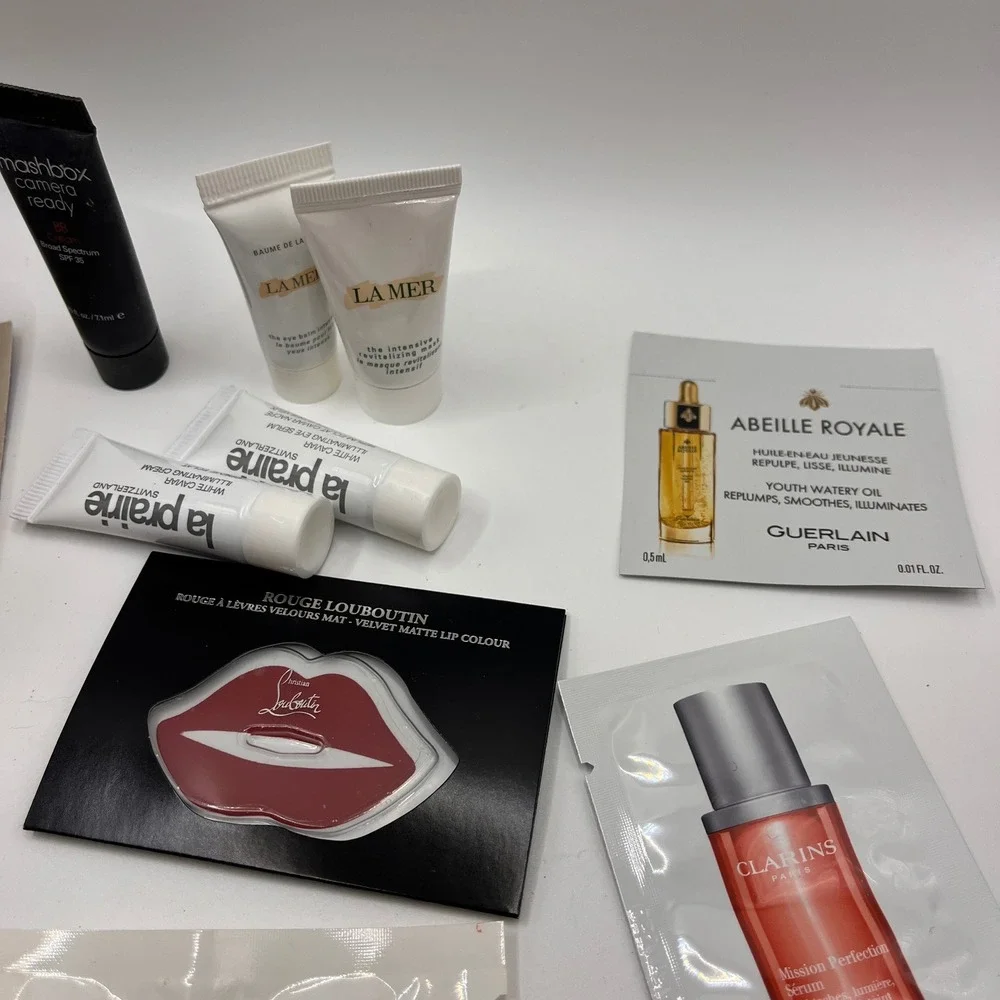 15‎ Sample Pack Assortment Lancome La Mer Guerlain Sisley AERIN Mashbox Clarins
